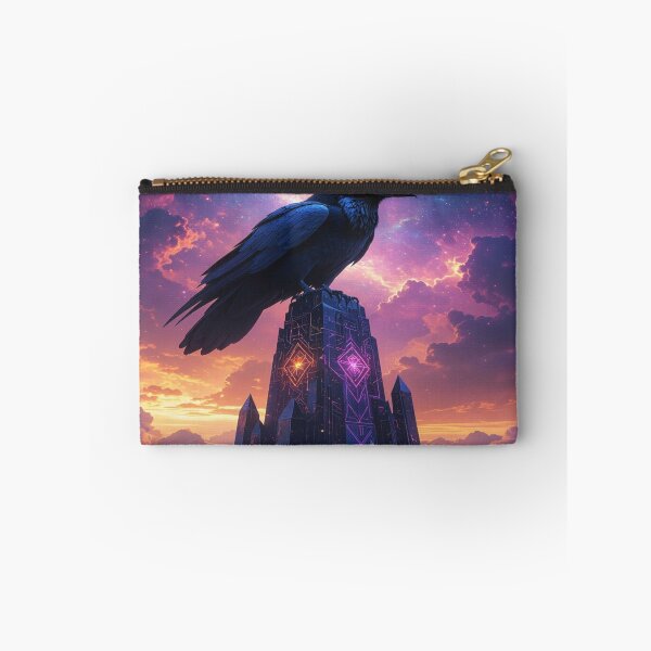 Item preview, Raven Sentinel – Magic, light and cosmic watch over a futuristic world full of symbols designed and sold by FotoworldEdel.