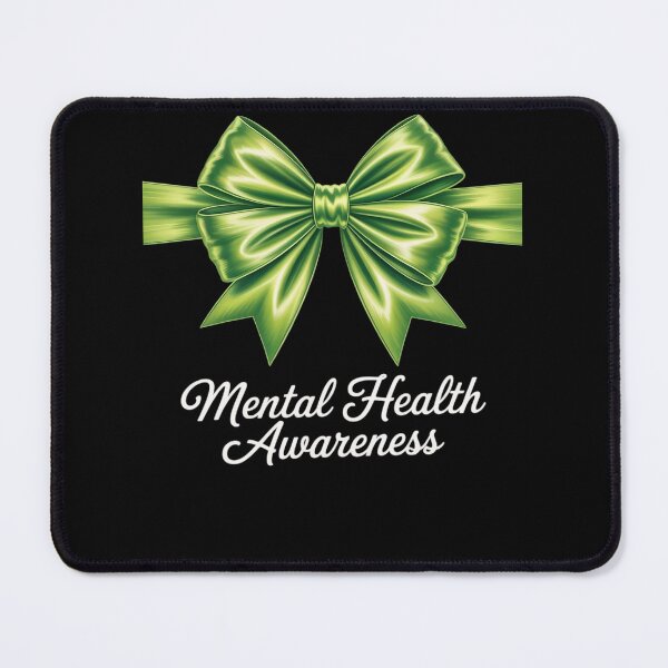 Item preview, Green Mental Health Awareness Coquette Bow Ribbon designed and sold by papertaless.