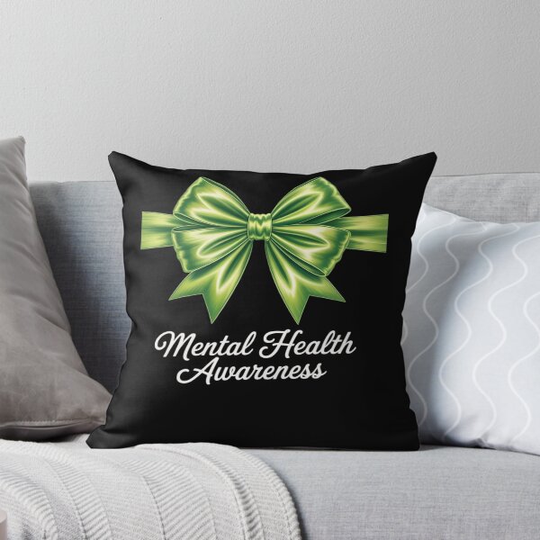 Item preview, Green Mental Health Awareness Coquette Bow Ribbon designed and sold by papertaless.