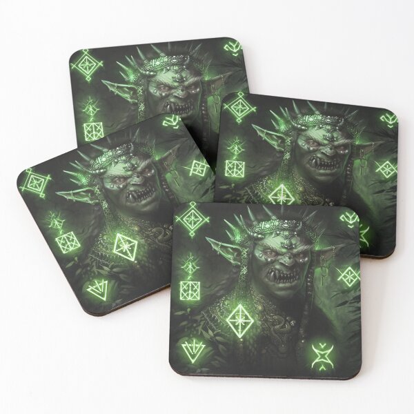 Item preview, King of the Orcs painting designed and sold by Vintage Designs +.