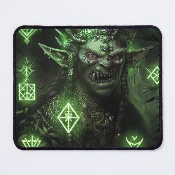 Item preview, King of the Orcs painting designed and sold by Vintage Designs +.