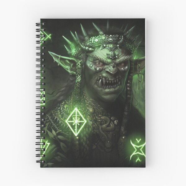 Item preview, King of the Orcs painting designed and sold by Vintage Designs +.