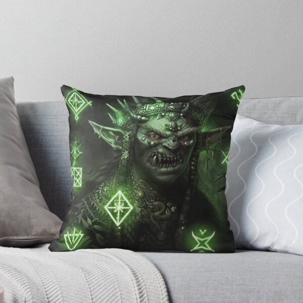 Item preview, King of the Orcs painting designed and sold by Vintage Designs +.