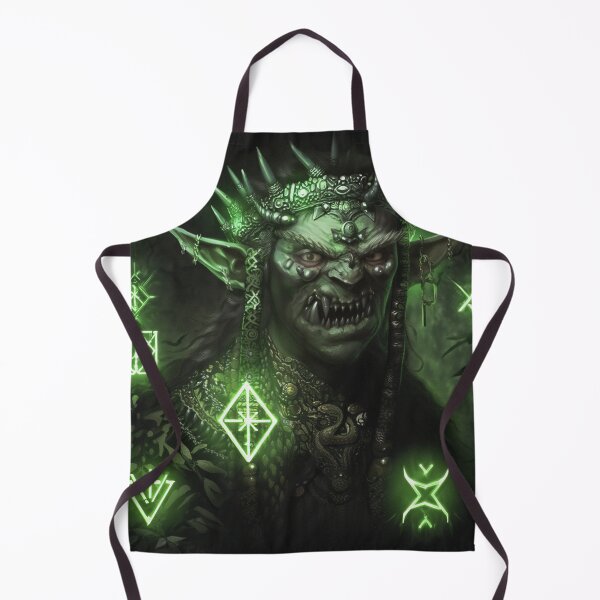 Item preview, King of the Orcs painting designed and sold by Vintage Designs +.