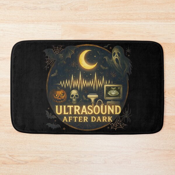 Item preview, Ultrasound After Dark – Halloween Sonographer Moon Design (2) designed and sold by InkoraLab.
