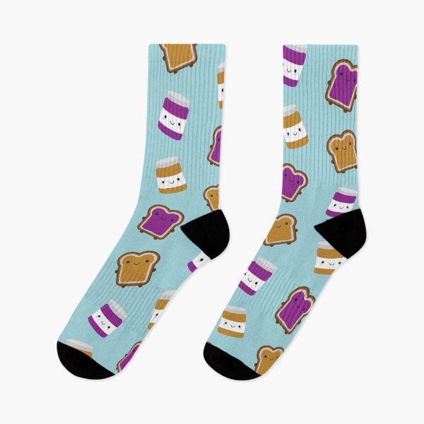 Item preview, Kawaii Peanut Butter & Jelly Sandwich Couple designed and sold by marcelinesmith.