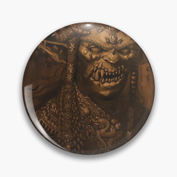 Item preview, King of the Orcs painting designed and sold by Vintage Designs +.