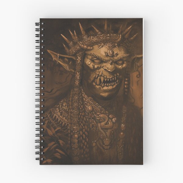 Item preview, King of the Orcs painting designed and sold by Vintage Designs +.