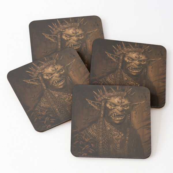 Item preview, King of the Orcs painting designed and sold by Vintage Designs +.