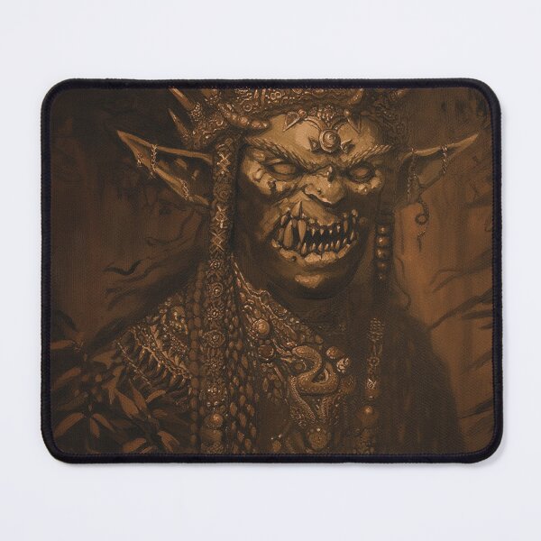 Item preview, King of the Orcs painting designed and sold by Vintage Designs +.