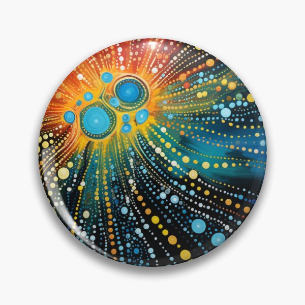 Item preview, Aboriginal Inspired Dot Art - Rise From The North designed and sold by GrinGalore.