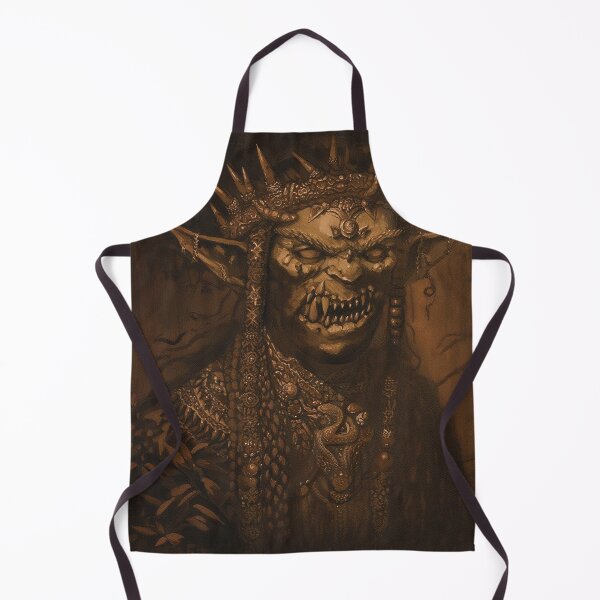Item preview, King of the Orcs painting designed and sold by Vintage Designs +.