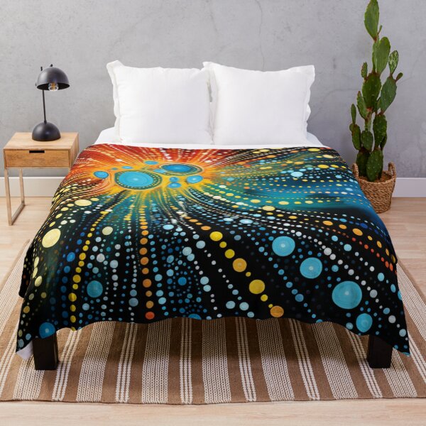 Item preview, Aboriginal Inspired Dot Art - Rise From The North designed and sold by GrinGalore.