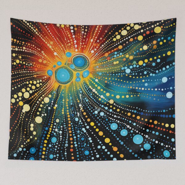 Item preview, Aboriginal Inspired Dot Art - Rise From The North designed and sold by GrinGalore.