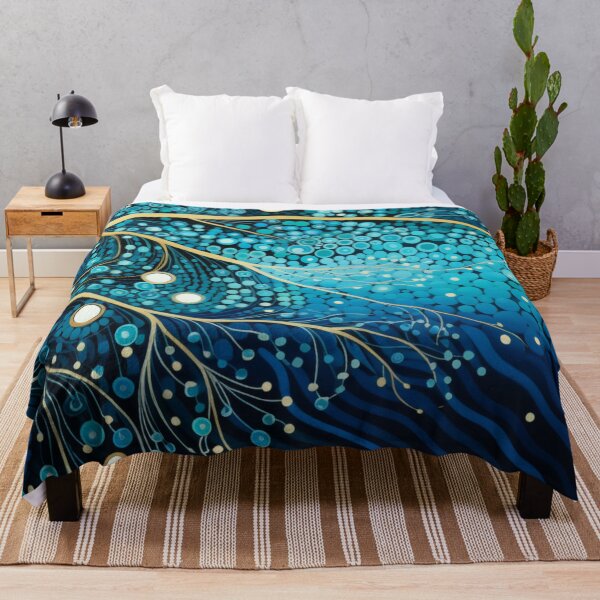 Item preview, Aboriginal Inspired Dot Art - With Golden Night Tree designed and sold by GrinGalore.