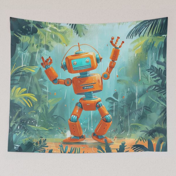 Item preview, Jungle Bot Boogie designed and sold by ONYX Pixee.