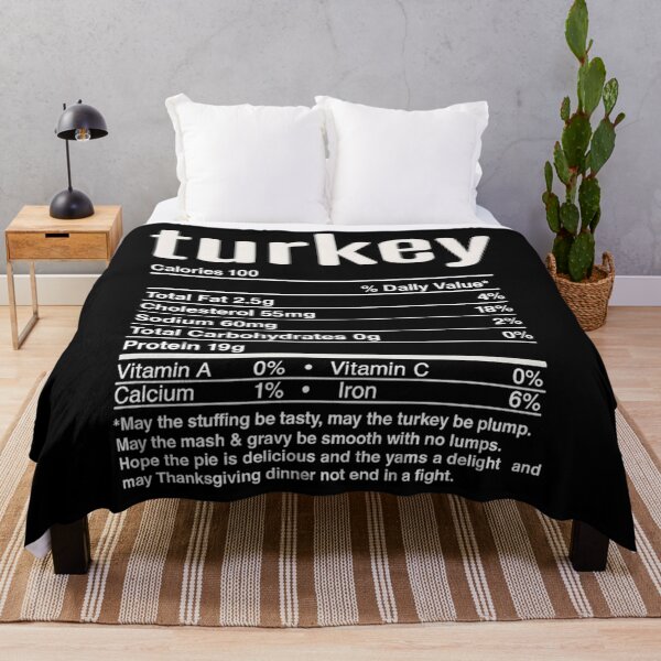 Item preview, Thanksgiving Christmas Turkey Nutritional designed and sold by Formatage.