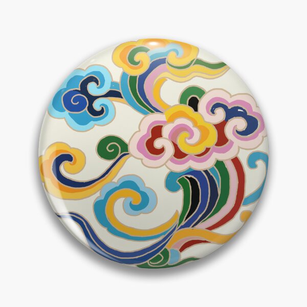 Item preview, Auspicious New Year Cloud—Vibrant Chinese Blessings in Colorful Embellished Weave designed and sold by SugarCore.