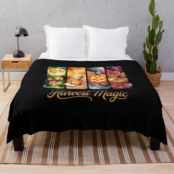 Item preview, Harvest Magic: Autumn-Themed T-Shirt Design Featuring Pumpkins, Leaves, and Warm Drinks designed and sold by FestivityFinds.