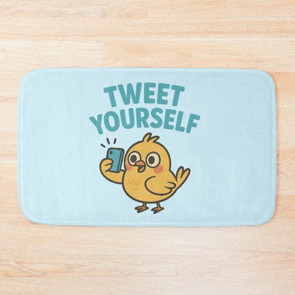 Item preview, Tweet Yourself | Funny Bird Selfie Cartoon designed and sold by Bratak.