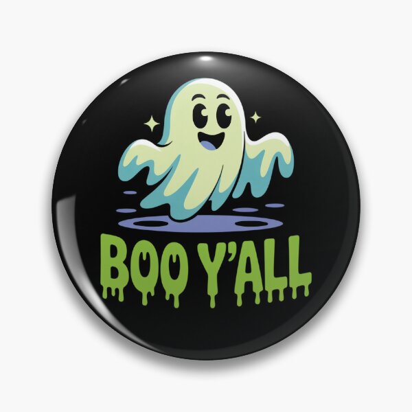 Item preview, Boo Y’all – Friendly Neon Ghost designed and sold by VividTrails.