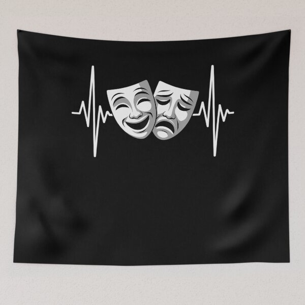 Item preview, Theater Heartbeat Broadway Drama Musical Lover designed and sold by papertaless.
