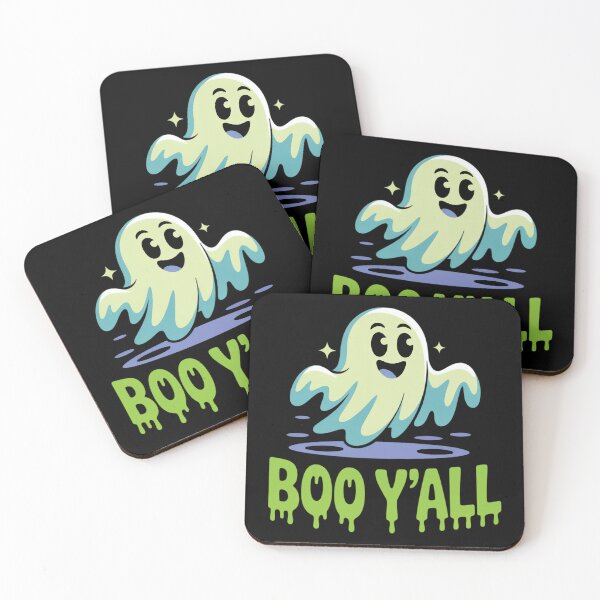 Item preview, Boo Y’all – Friendly Neon Ghost designed and sold by VividTrails.