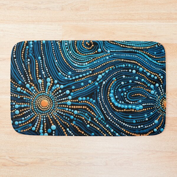 Item preview, Aboriginal Inspired Dot Art -  Flower Oceanarium designed and sold by GrinGalore.
