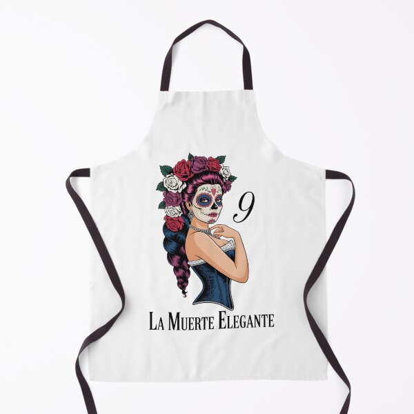 Item preview, La Muerte Elegante: Day of the Dead Elegant Sugar Skull Poster designed and sold by FestivityFinds.