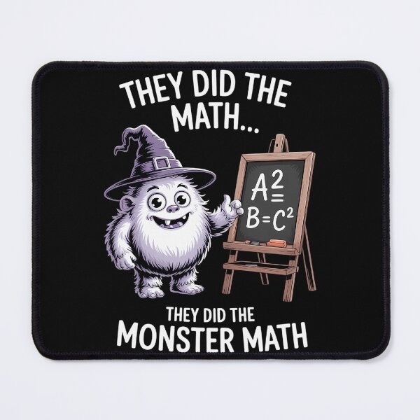 Item preview, They Did The Monster Math Yeti Funny Halloween Teacher designed and sold by papertaless.