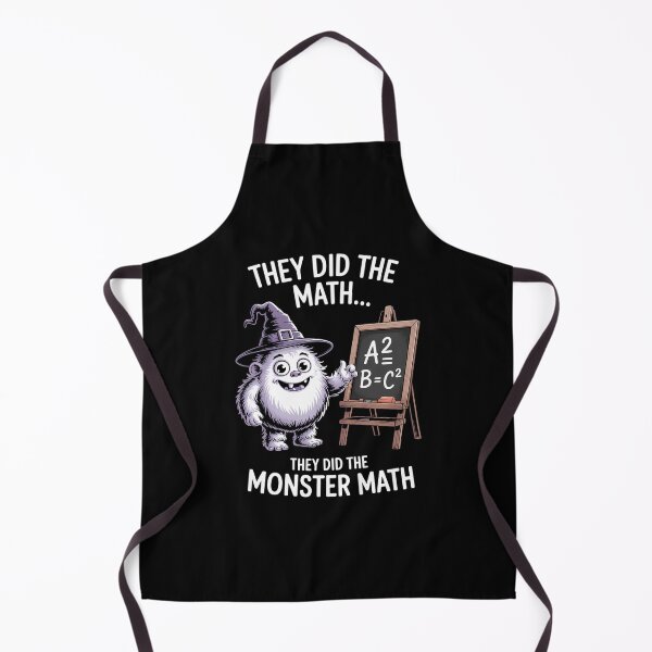 Item preview, They Did The Monster Math Yeti Funny Halloween Teacher designed and sold by papertaless.