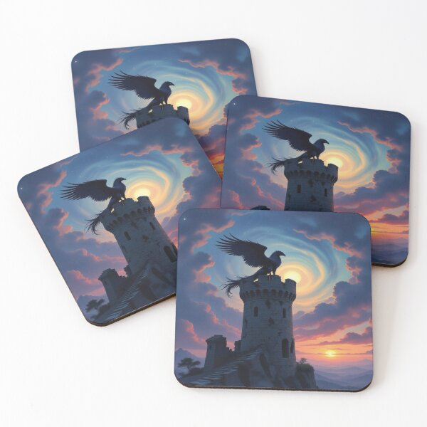 Item preview, Above the Clouds – A mystical guardian between Castle Dreams and Cosmic Light designed and sold by FotoworldEdel.