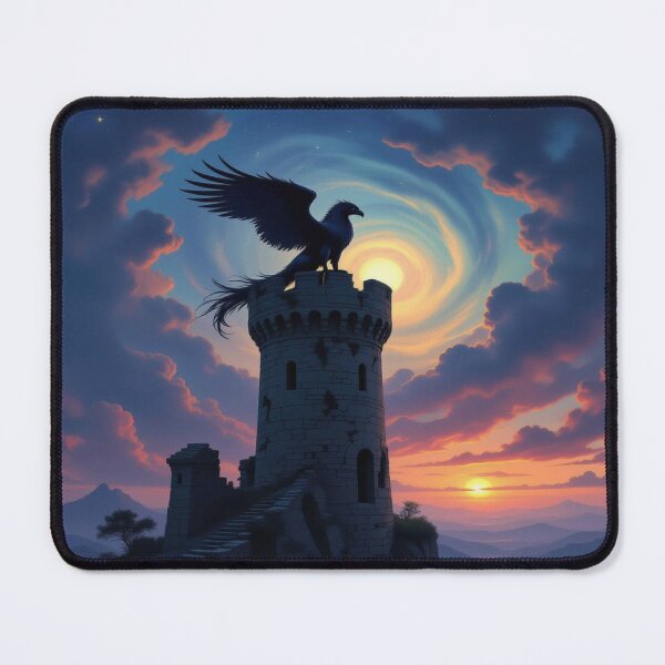 Item preview, Above the Clouds – A mystical guardian between Castle Dreams and Cosmic Light designed and sold by FotoworldEdel.