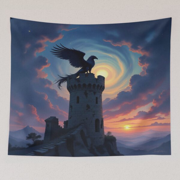 Item preview, Above the Clouds – A mystical guardian between Castle Dreams and Cosmic Light designed and sold by FotoworldEdel.