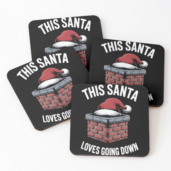 Item preview, This Santa Loves Going Down Christmas designed and sold by papertaless.