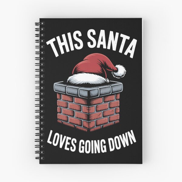 Item preview, This Santa Loves Going Down Christmas designed and sold by papertaless.