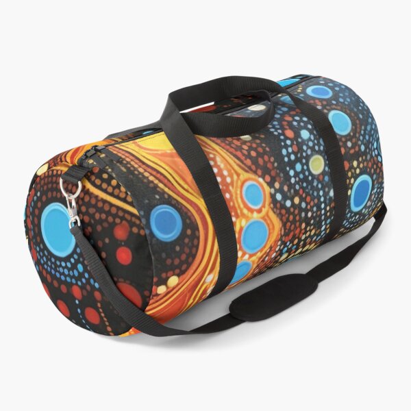 Item preview, Aboriginal Inspired Dot Art - With Lava Veins designed and sold by GrinGalore.