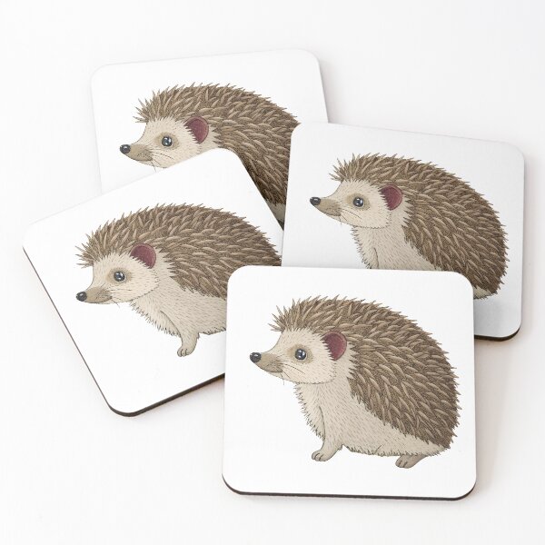 Item preview, Adorable hedgehog illustration with detailed quills, perfect for children's books, nature guides, or educational resources, a charming woodland animal clip art designed and sold by mobiza1000.