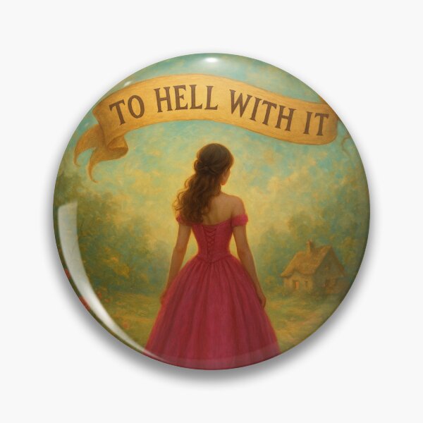 Item preview, Fairytale Rebel & Dark Survivor – TO HELL WITH IT & UNBROKEN Empowering Art Pair designed and sold by Malumaluu.