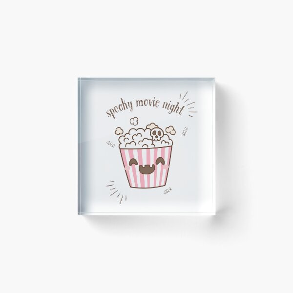Item preview, Cute Spooky Movie Night Popcorn | Kawaii Snack designed and sold by AestHenni17.