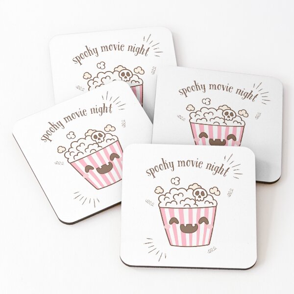 Item preview, Cute Spooky Movie Night Popcorn | Kawaii Snack designed and sold by AestHenni17.
