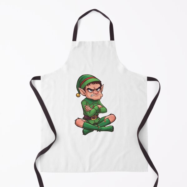 Item preview, Angry Christmas Elf Funny Cartoon designed and sold by StormArte.