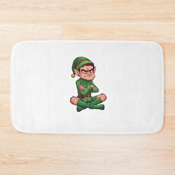 Item preview, Angry Christmas Elf Funny Cartoon designed and sold by StormArte.