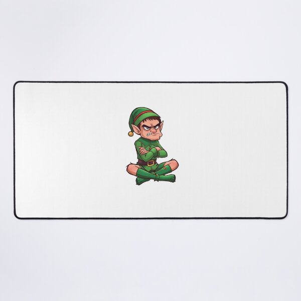 Item preview, Angry Christmas Elf Funny Cartoon designed and sold by StormArte.