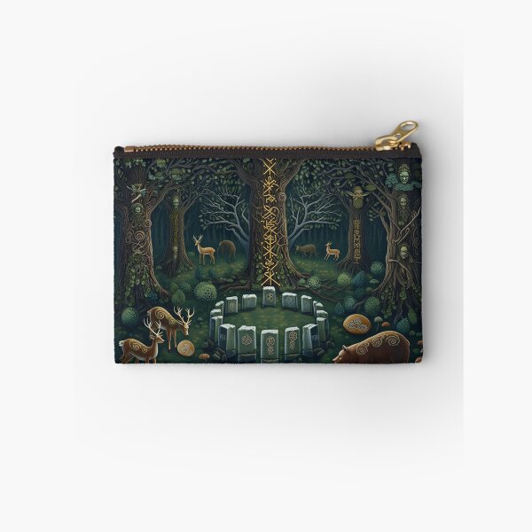 Item preview, Henge of the Druids beautiful fresco after William Morris designed and sold by Vintage Designs +.