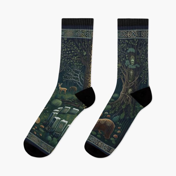 Item preview, Henge of the Druids beautiful fresco after William Morris designed and sold by Vintage Designs +.