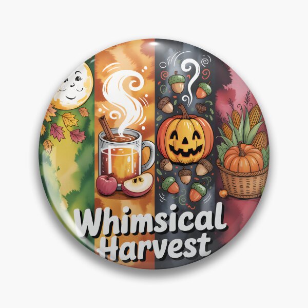 Artikelvorschau, Whimsical Harvest: Herbstliches T-Shirt-Design mit saisonalen Elementen entworfen und verkauft von FestivityFinds.