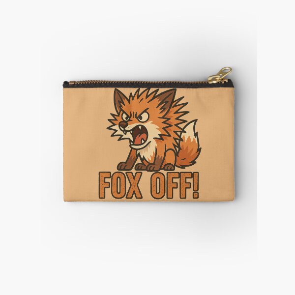 Item preview, Fox Off | Angry Fox Pun Design designed and sold by Bratak.