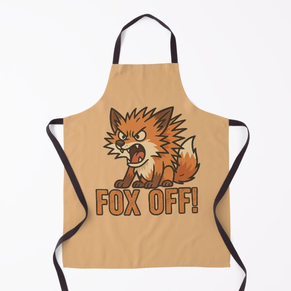 Item preview, Fox Off | Angry Fox Pun Design designed and sold by Bratak.