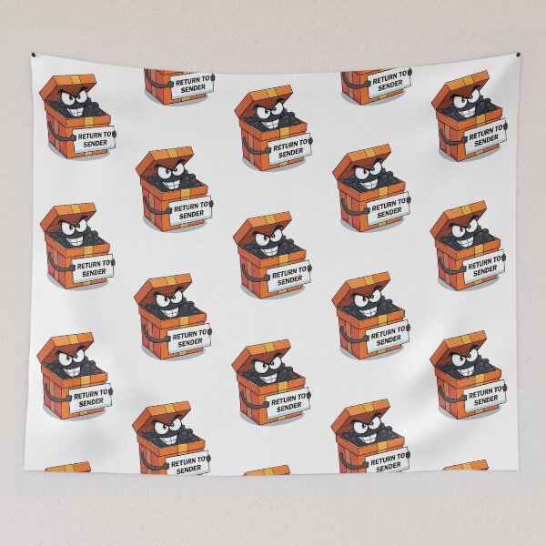 Item preview, Charcoal gift with funny Return to Sender sign designed and sold by StormArte.